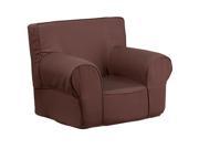 Small Solid Brown Chair for Kids