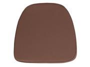 Soft Brown Fabric Chiavari Chair Cushion