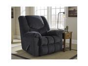Signature Design by Ashley Turboprop Rocker Recliner in Slate Fabric