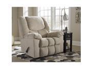 Signature Design by Ashley Turboprop Rocker Recliner in Putty Fabric