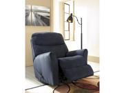 Signature Design by Ashley Cossette Rocker Recliner in Midnight Fabric