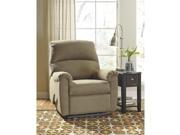 Signature Design by Ashley Otwell Wall Hugger Recliner in Cocoa Fabric