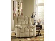 Signature Design by Ashley Ludden Rocker Recliner in Sand Twill