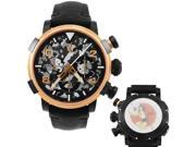 Romain Jerome Pinup DNA Red Gold WWII Sue Card Chrono Auto Men RJ.P.CH.003.01
