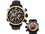 Romain Jerome Pinup DNA Red Gold WWII Faith Fan Chrono Auto Men RJ.P.CH.003.01