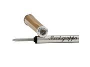 Montegrappa Piccola Platinum Beige Rollerball Pen ISPKCRAI Italian Made