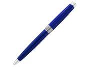 Montegrappa Piacere Chrome Cobalt Blue Micro Ballpoint Pen ISPYMBBD Italian Made