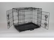 Homey Pet Economic 24 wire folding cage with pull out tray