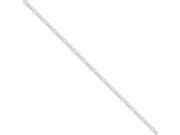 Sterling Silver 18in 2.25mm Figaro Necklace Chain