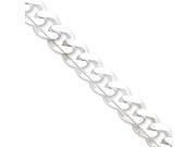 Sterling Silver 18in 11mm Curb Necklace Chain