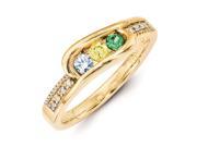 14KY Family Jewelry Diamond Semi Set Ring