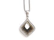 Sterling Silver CZ Brilliant Embers Necklace