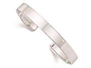 Sterling Silver Just Like Mommy Polished Cuff Child s Bangle