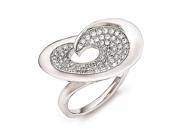 Sterling Silver CZ Brilliant Embers Ring