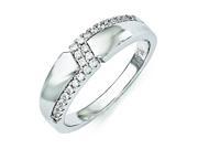 Sterling Silver CZ Brilliant Embers Men s Ring