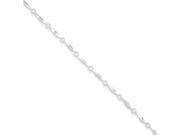 Sterling Silver w 1in ext. Anklet