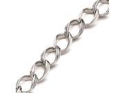 Stainless Steel Polished and Antiqued Fancy Link Bracelet