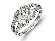 Sterling Silver Diamond Fashion Ring