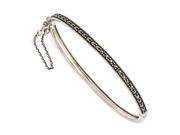 Sterling Silver Marcasite Bangle