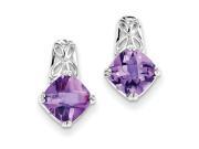 Sterling Silver Amethyst Earrings