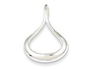 Sterling Silver Polished Fancy Pendant Fits Up To 3.00mm