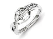 Sterling Silver Diamond Fashion Ring