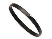 Stainless Steel Black IP Plated Bangle