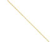 14k Yellow Gold 18in 2.5mm Marquise Rope Necklace Chain