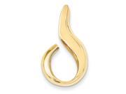 14k Yellow Gold Fits up to 5mm Omega 6mm Reversible Omega Slide
