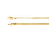 14K Yellow Gold 3mm Flexible Herringbone Chain 20 14K Yellow Gold 3mm Flexible Herringbone Chain 20