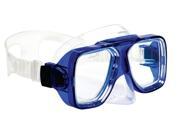 Typhoon Silicone Snorkel and Scuba Diving Mask Blue