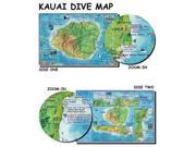 Franko Maps Kauai Dive Map for Scuba Divers and Snorkelers