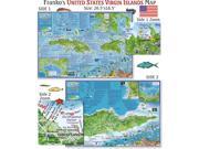 Franko Maps U.S. Virgin Islands Map for Scuba Divers and Snorkelers