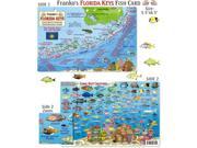 Franko Maps Florida Keys Reef Creatures Fish ID for Scuba Divers and Snorkelers