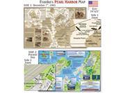 Franko Maps Pearl Harbor Map for Scuba Divers and Snorkelers