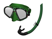 Typhoon Force Free Diving Mask Snorkel Set Camo
