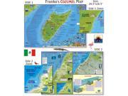 Franko Maps Cozumel Dive Map for Scuba Divers and Snorkelers
