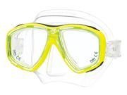 Tusa M 212 Ceos Clear Skirt Scuba Diving Mask Flash Yellow
