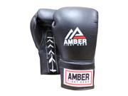 Amber Sporting Goods ABG 3007 10 B Professional Laceup Gloves 10oz