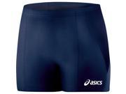 ASICS Women s BT500 Baseline Spandex Shorts 4 Inseam Navy Ladies Medium