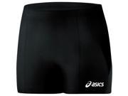 ASICS Women s BT500 Baseline Spandex Shorts 4 Inseam Black Ladies Medium