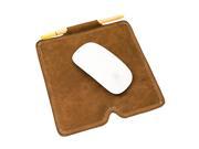 Soft Leather Mouse Pad with Pen Holder Handmade by Hide Drink Swayze Suede