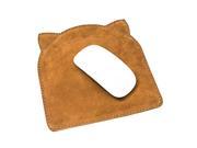 Soft Leather Cat Mouse Pad Handmade by Hide Drink Swayze Suede