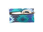 Guatemalan Native Comalapa All Purpose Utility Charger Case Handmade by Hide Drink Sailor Blue