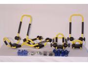 Folding J style Kayak Rack Roof Top Rack 2 Sets In Many Fun Colors Sunshine Yellow
