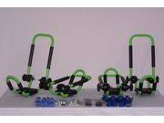 Folding J style Kayak Rack Roof Top Rack 2 Sets In Many Fun Colors Electric Lime Green