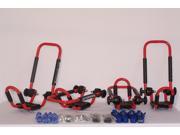 Folding J style Kayak Rack Roof Top Rack 2 Sets In Many Fun Colors Fire Engine Red