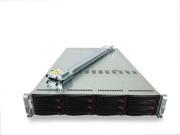 SuperMicro SuperServer 6026TT HDTRF 2U 2 Node Server 4x Xeon X5660 2.8GHz 6 Core 96GB DDR3 24TB SATA Dual Intel® 82574L 2x Power Supplies Rails