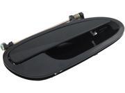 Right Exterior Door Handle Front Right Without Keyhole Smooth Black Plastic Fits Pontiac GTO 2006 04