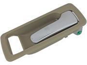 Interior Door Handle Front Right Without Power Lock Chrome Beige Fits Honda Accord 1993 90